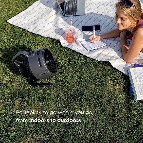 Open Box - Shark - FlexBreeze HydroGo Ultra-Powerful Portable F Gray - Picture 6 of 8